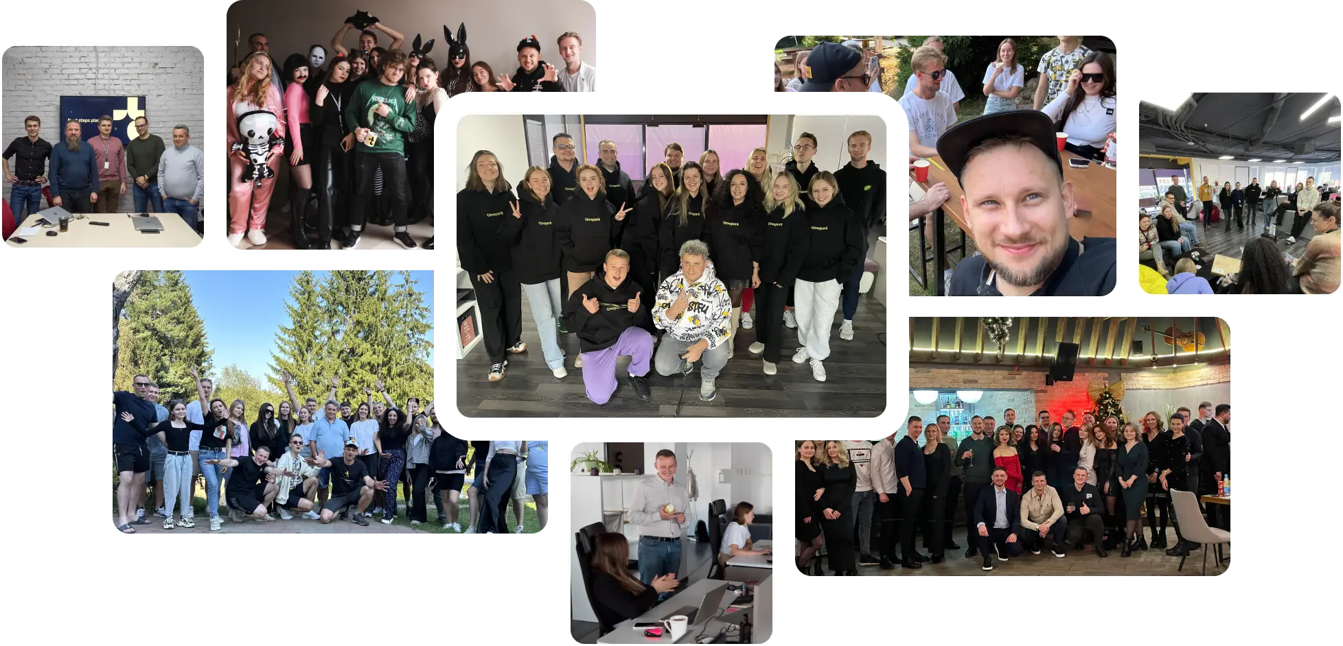 about us collage